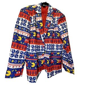 Suitmeister Pac-Man Sport Coat Men's XL 46-48 EUC